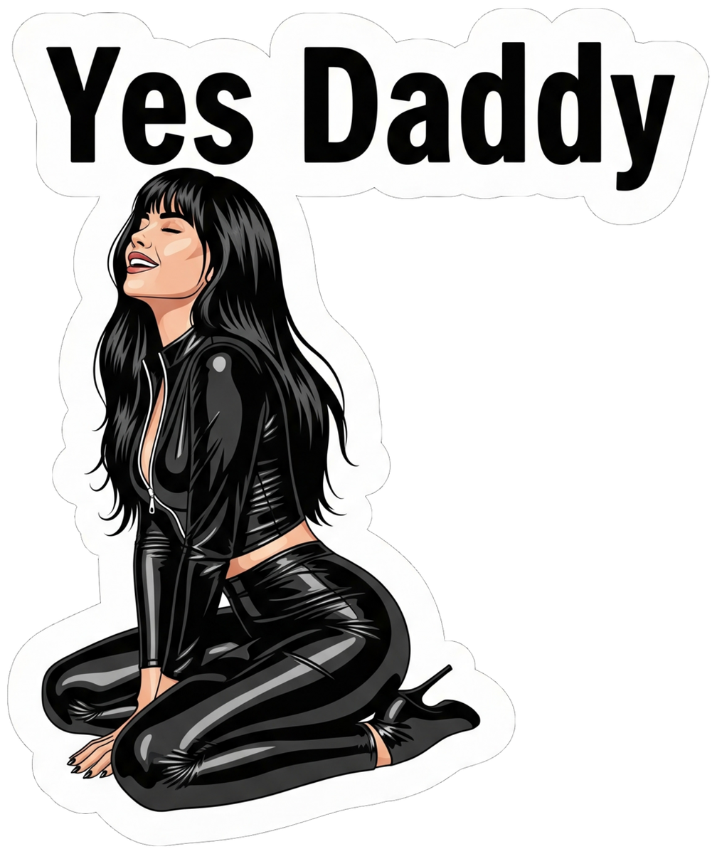 Yes Daddy VINYL Sticker