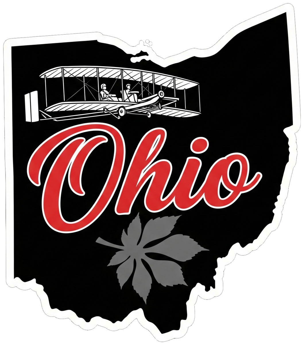Ohio State Capitol Decorative Vinyl Sticker