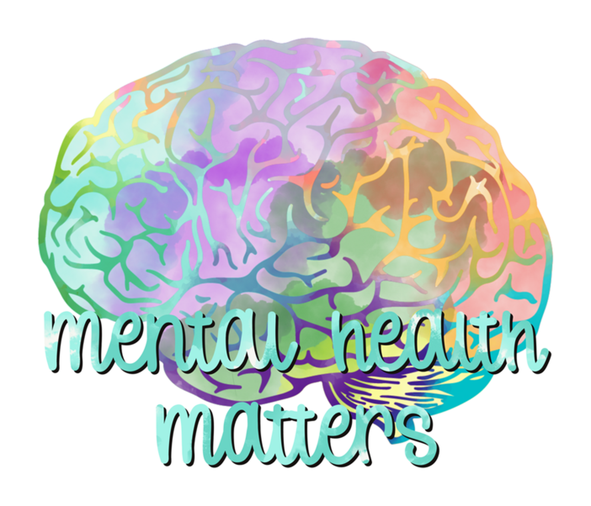 Colorful Mental Health Matters Vinyl Sticker