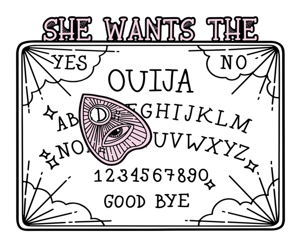 She Wants The Voodoo Queen Vintage Vinyl Sticker