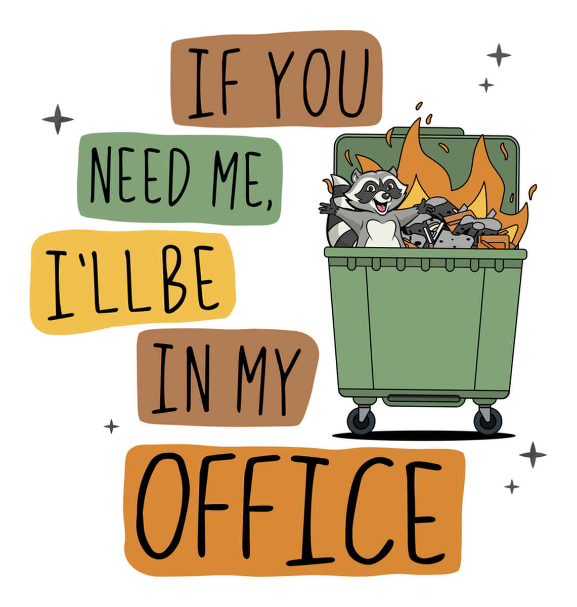Office Animal Sticker: Cute Office Dog, Fire, Rescue
