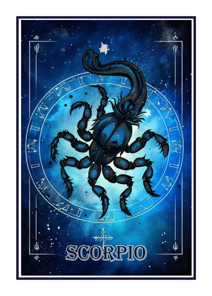 Astrological Zodiac Sign Scorpio Vinyl Sticker