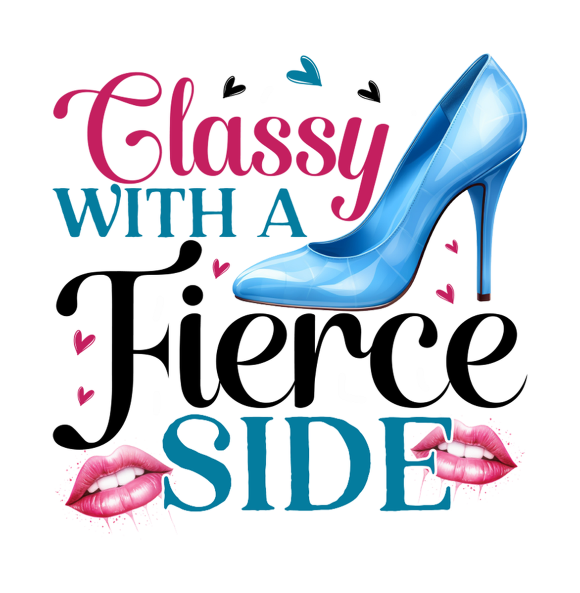 Classy with a Fierce Side: Female Pair High Heel Shoe Vinyl Sticker