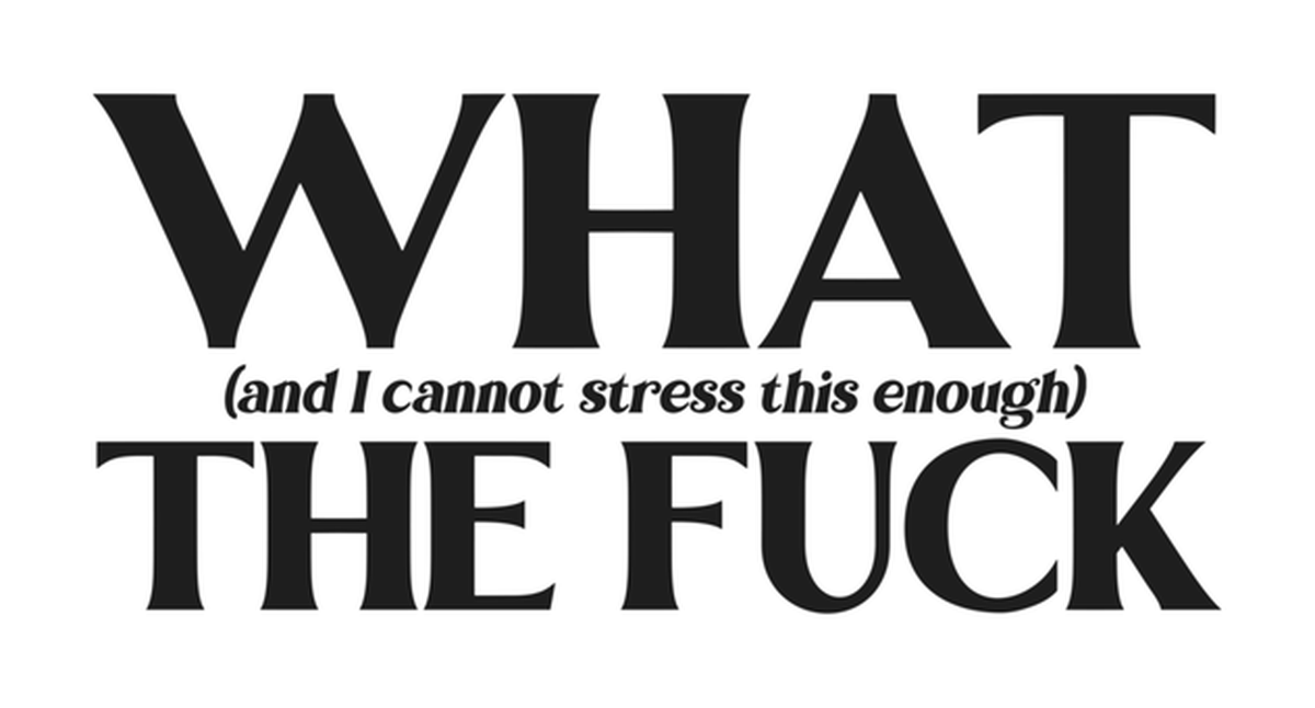 Comic Relief Meme Vinyl Sticker: Funny Pop Culture Reference Humor Quote Vintage Typeface