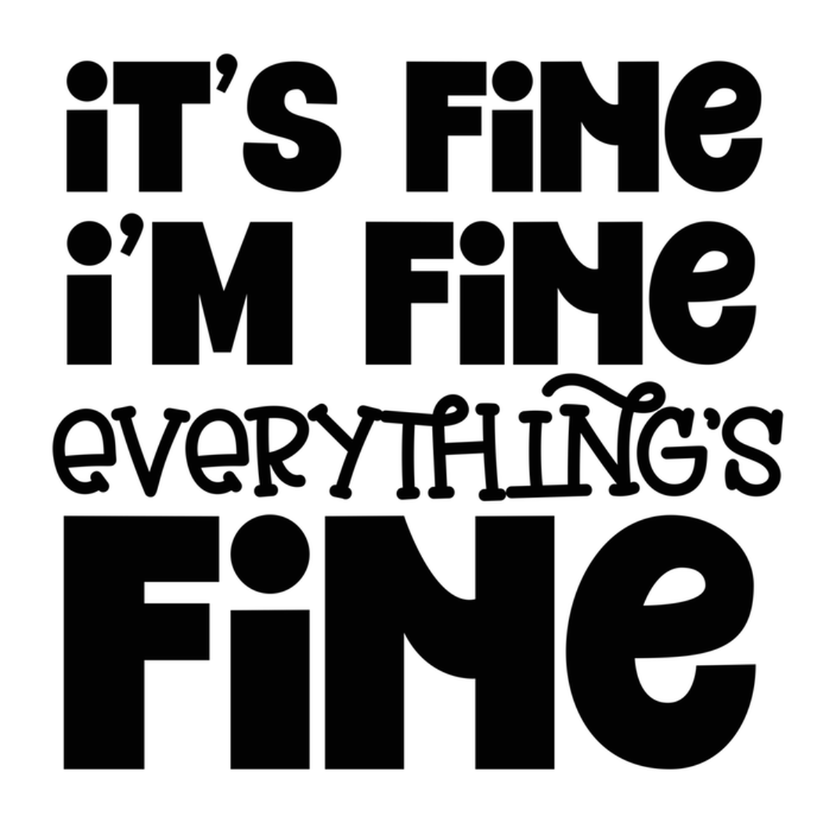 Funny Cursive Comic Quote Sticker: The Office Fans, Vinyl Sticker