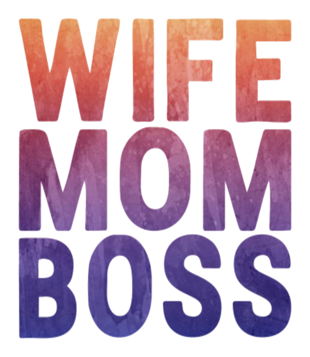 Wife Mom Boss Vinyl Sticker