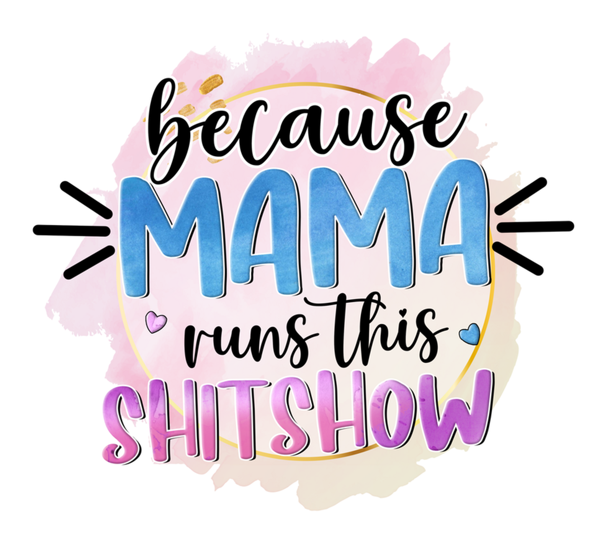 Mommy & Me Vinyl Sticker: Humorous Graphic for Mother's Day