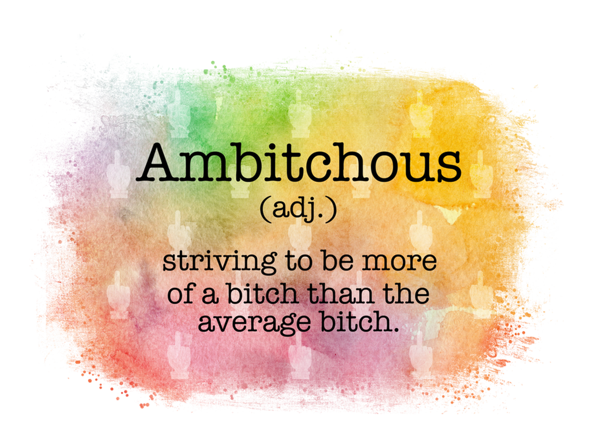 Motivational Ambitious Quote Vinyl Sticker