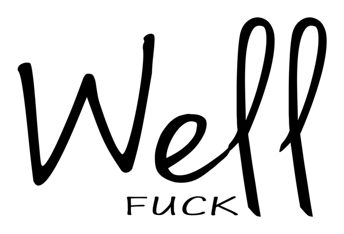 Witty Black and White Vinyl Sticker: Sassy Handwritten Text "Weef F*ck" Perfect for Teens, Hipsters or anyone looking to add a touch of humor to their space!