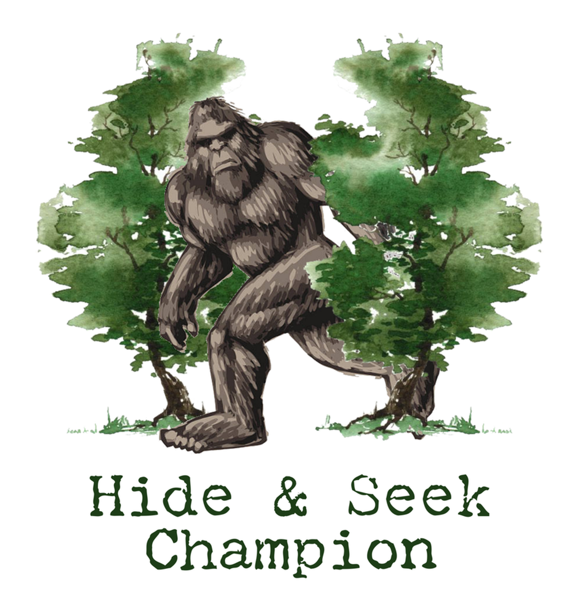 Hide & Seek Sasquatch Champion Vinyl Sticker