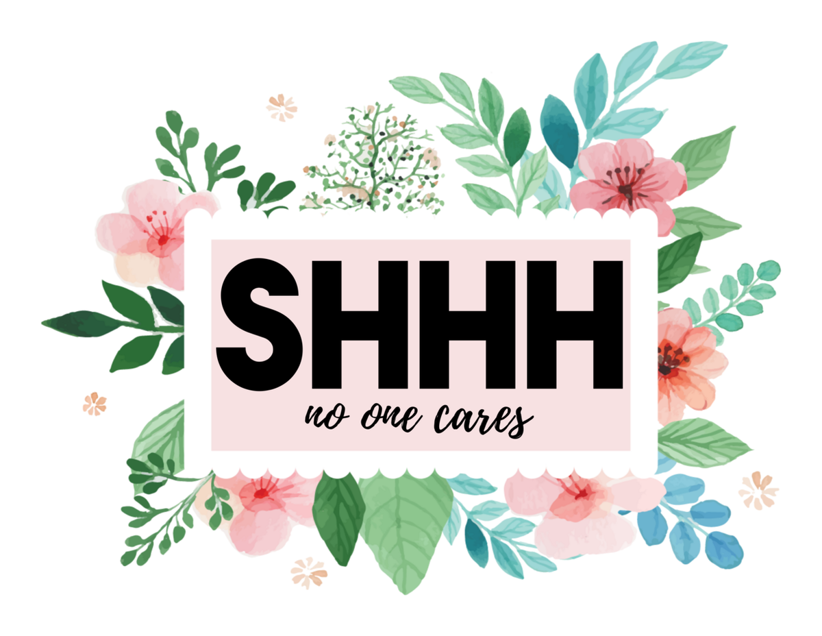 Vinyl Sticker: Floral Decor, Whimsical Flower Pattern, Pink & Green Flowers, Floral Design, Etsy Art, Floral Home Decor, Removable Sticker